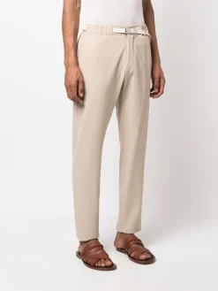 Herren Eleventy Straight-Leg-Hose Mit Gürtel -Modekollektions geschäft 20261921 50509071 1000