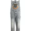 Herren Honor The Gift Jeans-Latzhose Mit Logo-Stickerei