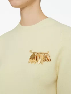 Damen Jil Sander Brosche Mit Stabdesign -Modekollektions geschäft 20369351 50403296 1000