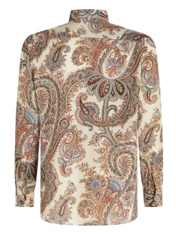 Herren ETRO Hemd Mit Paisley-Print -Modekollektions geschäft 20471392 50670089 1000