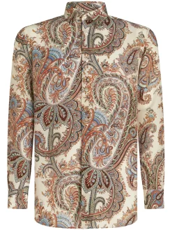 Herren ETRO Hemd Mit Paisley-Print