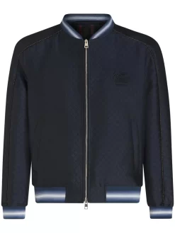 Herren ETRO Logo-embroidered Bomber Jacket