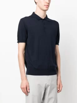 Herren Canali Gestricktes Poloshirt -Modekollektions geschäft 20476193 50454735 1000