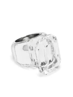 Damen Swarovski Ring Aus Sterlingsilber Mit Kristallen