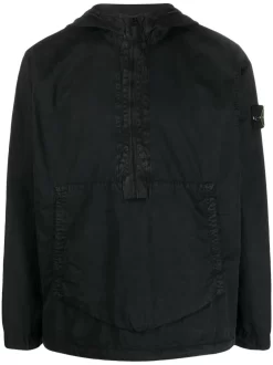 Herren Stone Island 103WN Hemdjacke Mit Kapuze