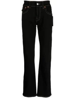 Herren True Religion Halbhohe Straight-Leg-Jeans