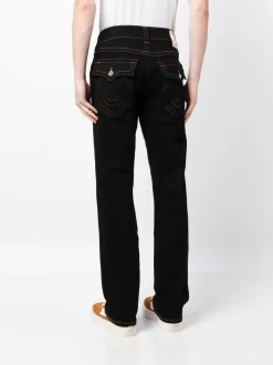 Herren True Religion Halbhohe Straight-Leg-Jeans -Modekollektions geschäft 20755468 50750726 1000