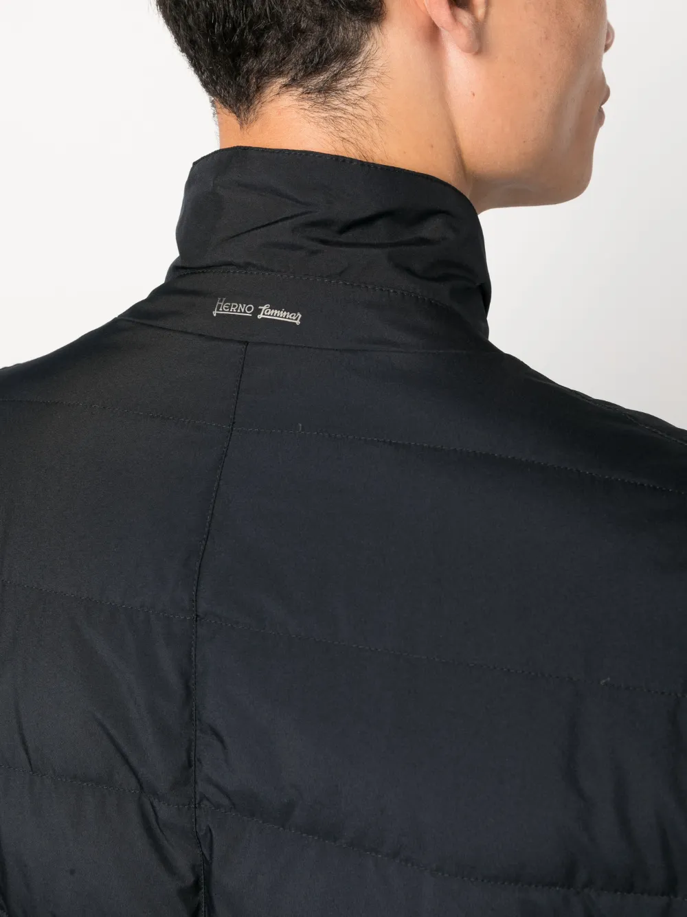 Herren Herno Gesteppte Jacke Mit Knopfleiste 5 Herren Herno Gesteppte Jacke Mit Knopfleiste – Bild 5