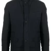 Herren Herno Gesteppte Jacke Mit Knopfleiste
