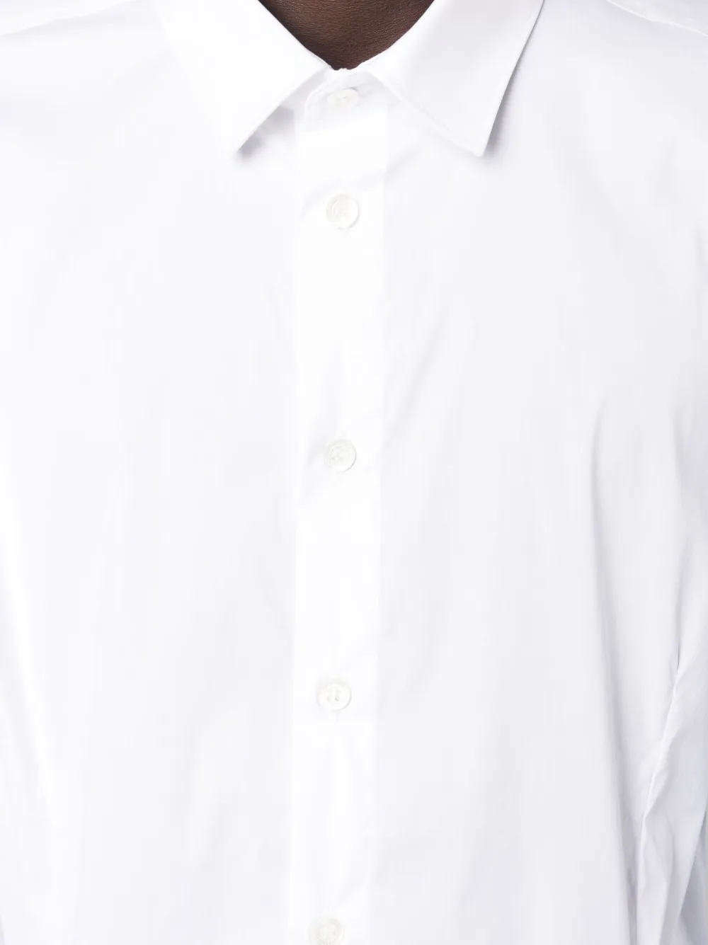 Herren Patrizia Pepe Slim-cut Poplin Shirt 5 Herren Patrizia Pepe Slim-cut Poplin Shirt – Bild 5