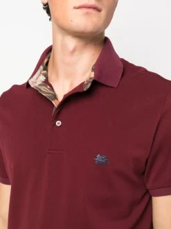Herren ETRO Poloshirt Mit Logo-Stickerei -Modekollektions geschäft 20833512 50782292 1000