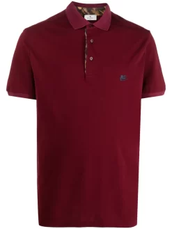 Herren ETRO Poloshirt Mit Logo-Stickerei