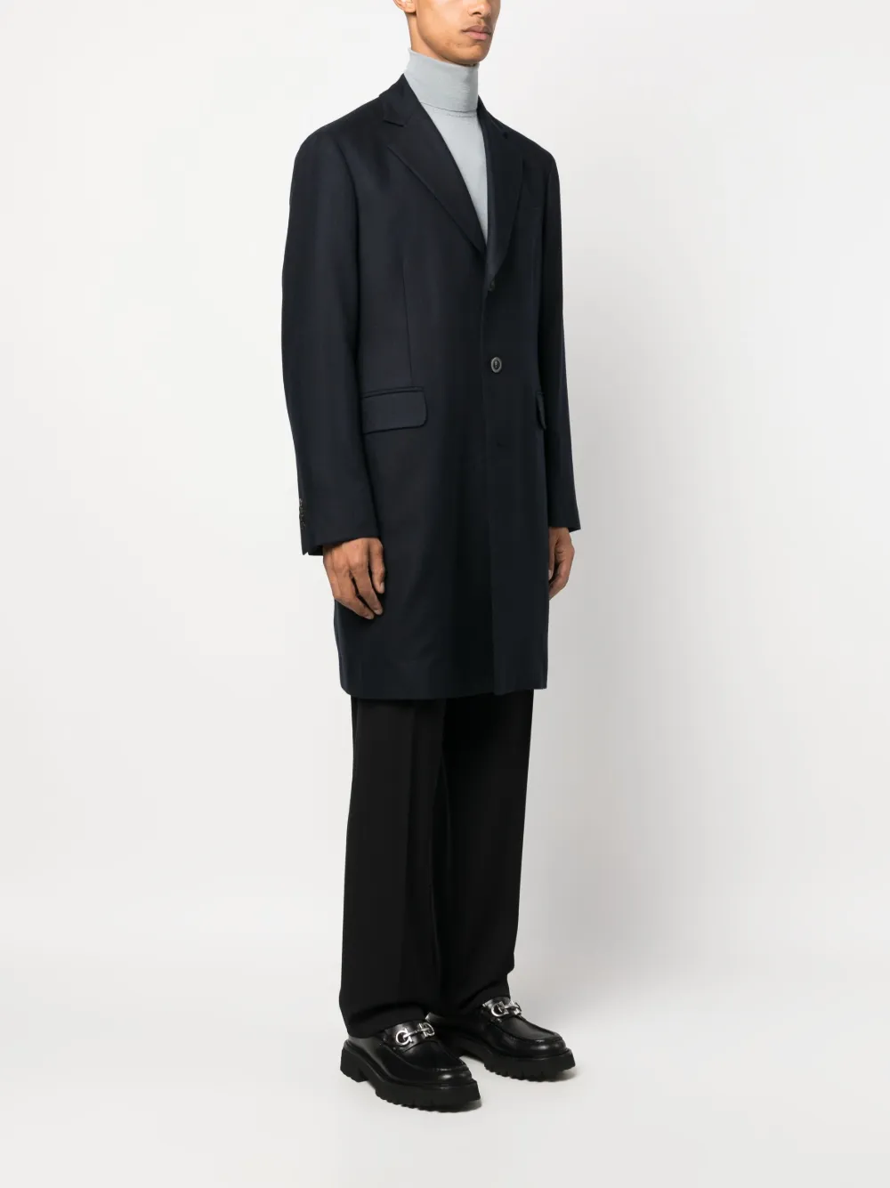 Herren Boglioli Midimantel Aus Kaschmir 3 Herren Boglioli Midimantel Aus Kaschmir – Bild 3