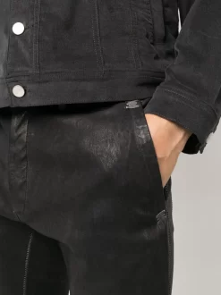 Herren Isaac Sellam Experience Tief Sitzende Lederhose -Modekollektions geschäft 20847616 50777816 1000